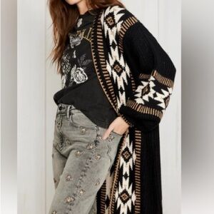 NEW! Driftwood Stunning Aztec cardigan Sweater